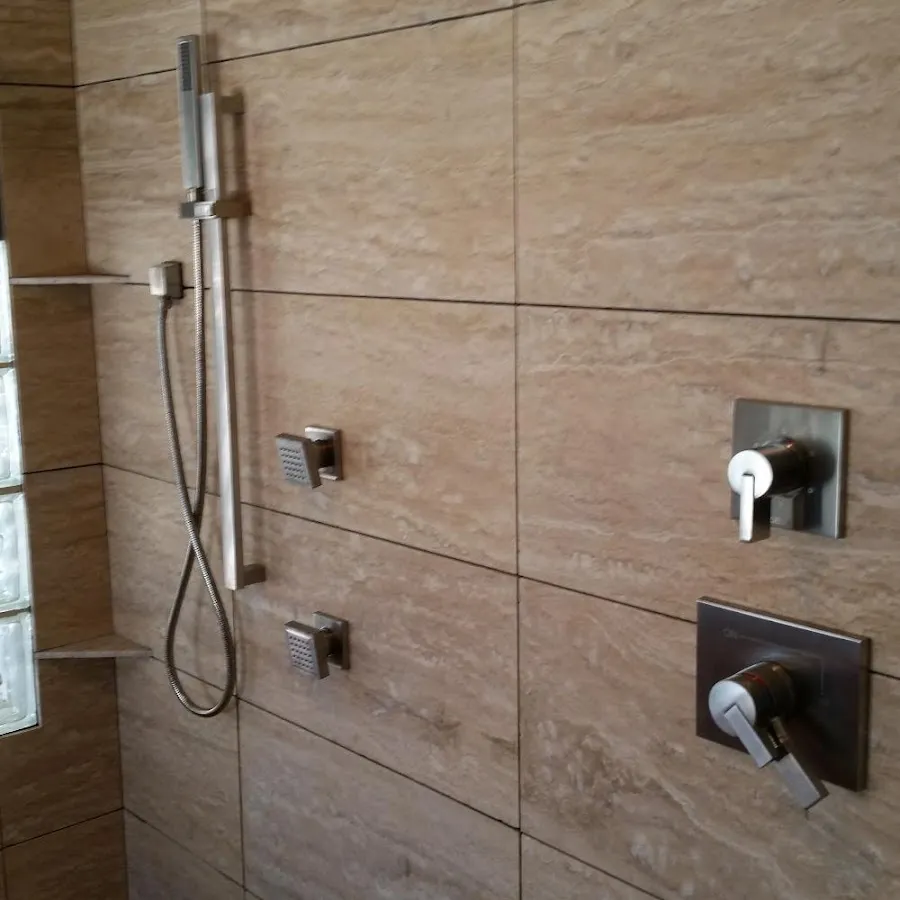 Shower fixture installation for Water Heater Replacement in Schroeppel